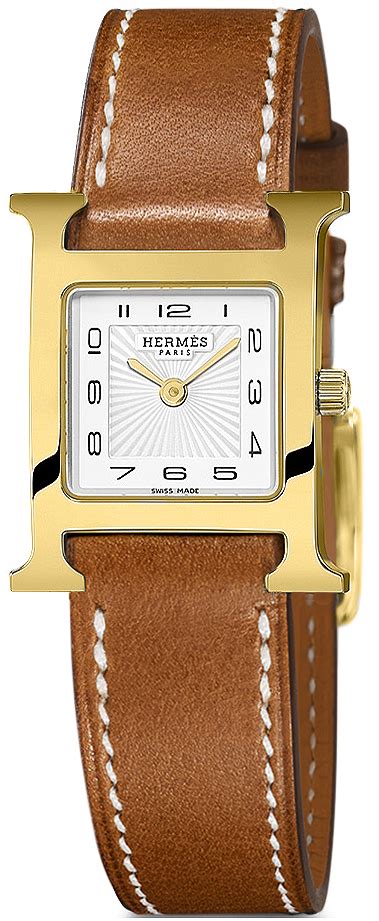 hermes h hour 17.2mm|Hermes heure h leather strap.